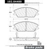 Centric Parts CTEK Brake Pads, 102.04400 102.04400